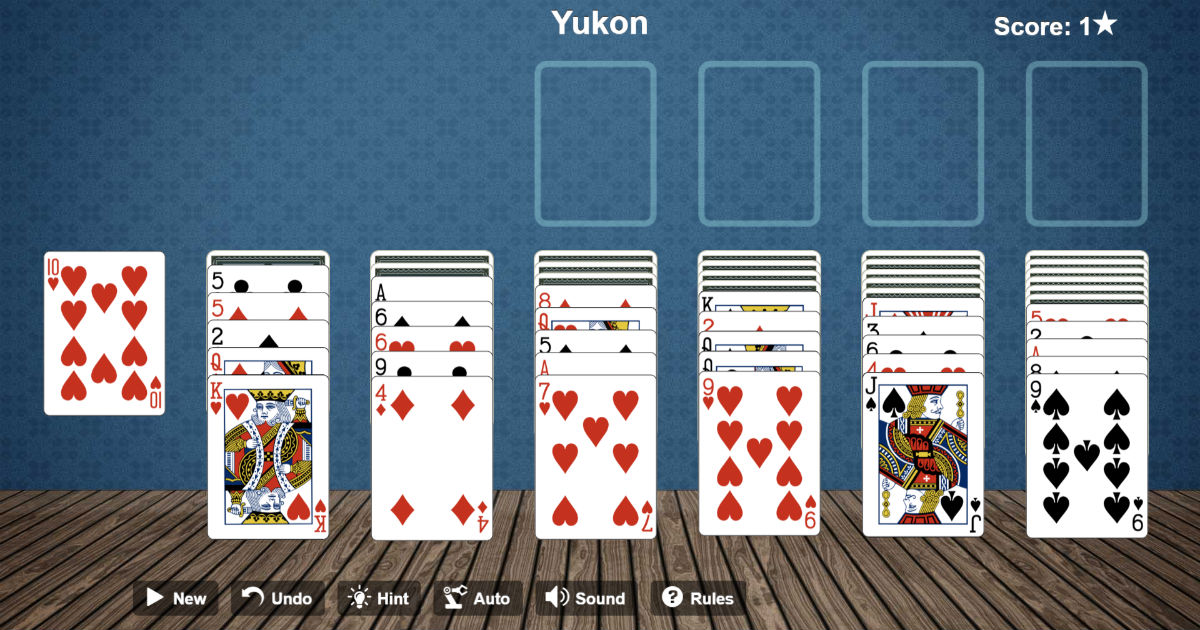 Yukon Solitaire Play Online