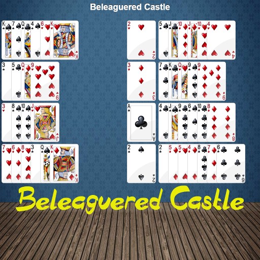 Beleaguered Castle Solitaire Game