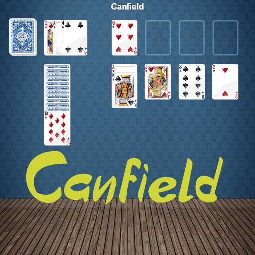 Canfield Solitaire Game