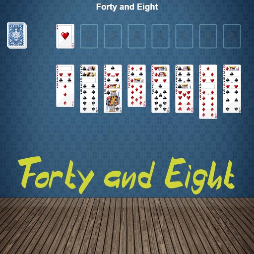 Forty and Eight Solitaire Card Game