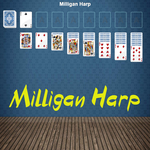 Milligan Harp Solitaire Game