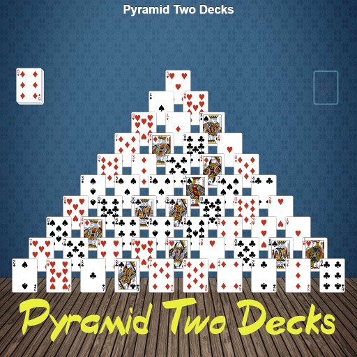 Pyramid Two Decks Solitaire